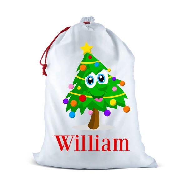 Christmas Tree Santa Sack
