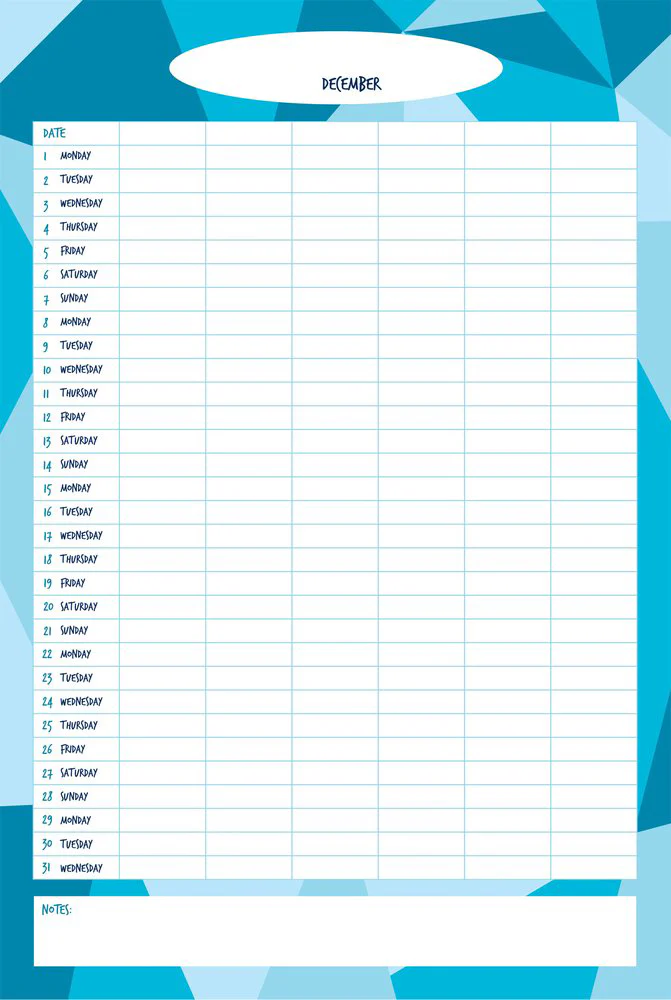 Shapes A3 Family Planner - Image 2
